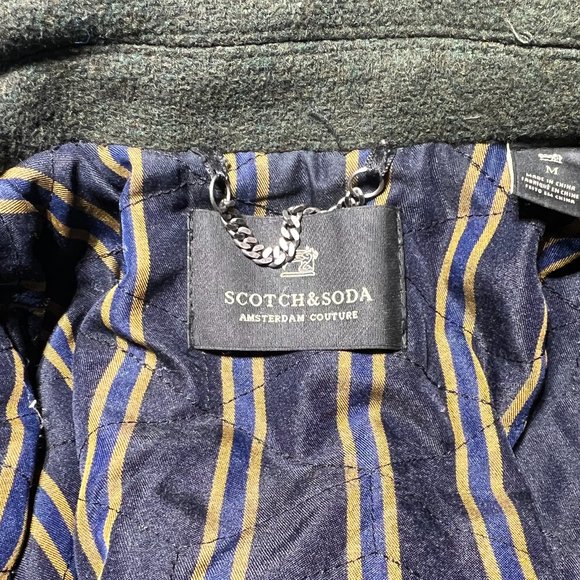 Scotch & Soda Wool Duffle Coat - Green - Medium - Picture 5 of 7